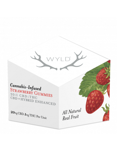 Wyld - Strawberry 20:1 CBD Gummies...