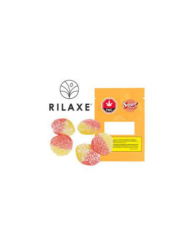 Rilaxe - Sour Peach 1:1 Gummies 5x2:2mg