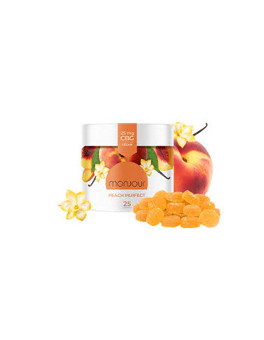 Monjour - Peach Perfect CBG Gummies...