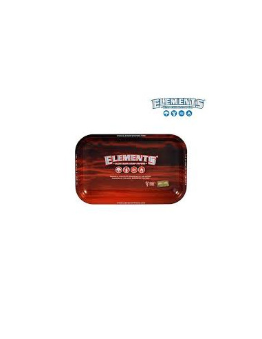 Elements Red Rolling Tray SM